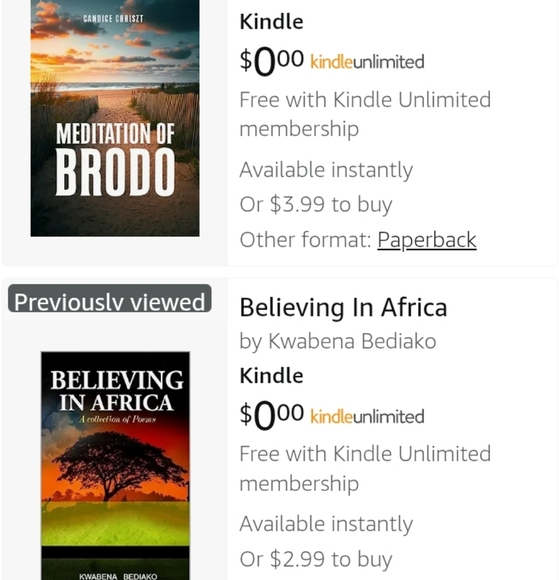 Blue and Black Ring Necklace - Picture 1 of 4